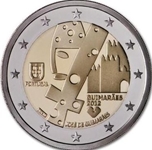 2012 PORTUGAL 2 EUROS GUIMARAES