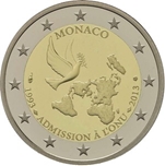 2013 MONACO 2 EUROS ADHESION ONU