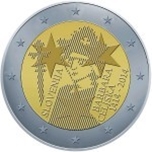 2014 ESLOVENIA 2 EUROS BARBARA CELJE
