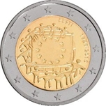 2015 ESTONIA 2 EUROS BANDERA EUROPEA