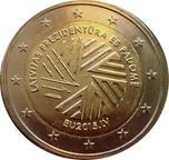 2015 LETONIA 2 EUROS PRESIDENCIA
