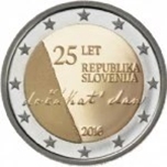2016 ESLOVENIA 2 EUROS INDEPENDENCIA