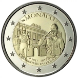 2017 MONACO 2 EUROS CARABINIERIS