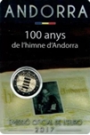2017 ANDORRA 2 EUROS HIMNO