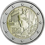 2018 AUSTRIA 2 EUROS REPUBLICA