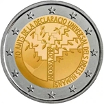2018 ANDORRA 2 EUROS DERECHOS HUMANOS
