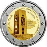 2018 ANDORRA 2 EUROS CONSTITUCIÓN