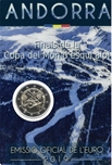 2019 ANDORRA 2 EUROS ESQUI ALPINO