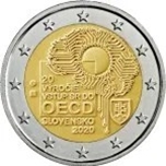 2020 ESLOVAQUIA 2 EUROS ADHESION OCDE
