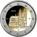 2021 ALEMANIA 2 EUROS ESTADO DE SAJONIA