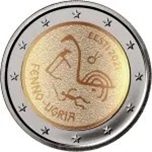 2021 ESTONIA 2 EUROS PUEBLOS UGROFINESES
