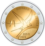 2023 ESTONIA 2 EUROS GOLONDRINA