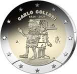 2026 ITALIA 2 EUROS PINOCCHIO