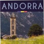 2016 ANDORRA SET EUROS 8p