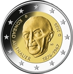 2026 ALEMANIA 2 EUROS KONRAD ADENAUER