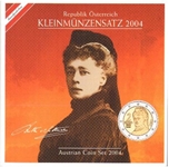 2004 AUSTRIA SET EUROS 8p