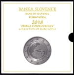 2018 ESLOVENIA SET 9p+3 EUROS