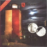 2007 FINLANDIA SET 8p+MEDALLA EUROS FARO
