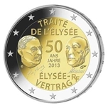 2013 FRANCIA 2 EUROS TRATADO ELISEO