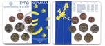 2002 GRECIA SET EUROS 8p.