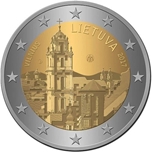 2017 LITUANIA 2 EUROS VILNA CAPITAL CULTURA