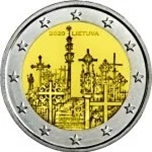 2020 LITUANIA 2 EUROS COLINA DE LAS CRUCES