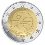 2009 MALTA 2 EUROS 10º Aniv. EMU