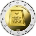 2015 MALTA 2 EUROS REPUBLICA 1974