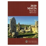 2020 MALTA SET 8p + 2 EUROS TEMPLO