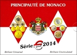 2014 MONACO SET 8p EUROS FDC
