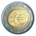 2009 PORTUGAL 2 EUROS 10 Anv. EMU