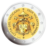 2013 VATICANO 2 EUROS SEDE VACANTE