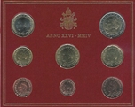 2004 VATICANO SET 8p FDC