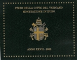 2005 VATICANO SET EUROS 8p.