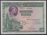 1928/15/08 500 PTAS MADRID S/SERIE. Ord.Cat.18
