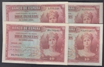 1935 II REPUBLICA 10 PESETAS (C. plata) Lote 4 bil. Ord.Cat.22