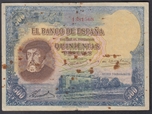 1935/01/07 II REPUBLICA 500 PESETAS. Ord.Cat.24