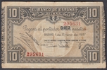 1937/01/01 10 PTAS BCO BILBAO. Ord.Cat.27