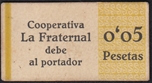 S/F COOP. LA FRATERNAL 0.05PTAS. Ord.Cat.3