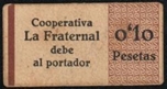 S/F COOP. LA FRATERNAL 0.10PTAS. Ord.Cat.4