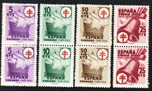 1949 PRO TUBERCULOSOS 4v.