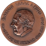 MEDALLA A RAMON FARRE I PUIG