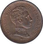 1904*04 ALF.XIII 2 CENTIMOS MADRID SMV. Ord.Cat.43