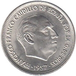 [ESP61025] 1957*61 EE 25 PTAS