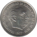1957*71 EE 25 PTAS Cal.40