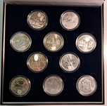 ESTUCHE 10 PIEZAS DE 2000 Ptas y 12 Euros