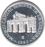 1992 ESPAÑA 1 ECU PLATA FDC