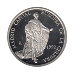 1992 ESPAÑA 5 ECU PLATA FDC