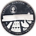 1992 ESPAÑA 25 ECU PLATA FDC