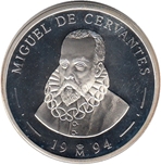 1994 ESPAÑA 5 ECU P QUIJOTE y SANCHO PANZA